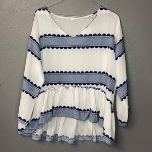 Unbranded, SHEIN Style High Low Top XL